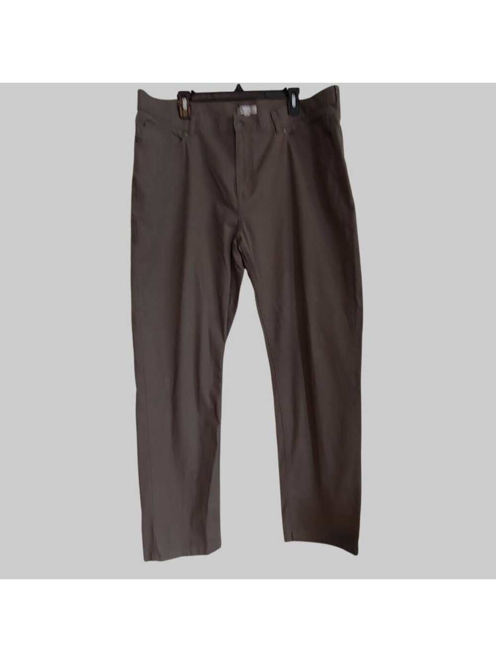 Peter Millar Mens Gray Pima Cotton Pants Casual Straight Quiet Luxury Minimalist